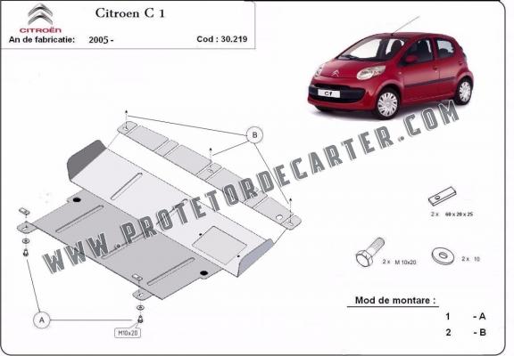 Protetor de Carter de aço Citroen C 1