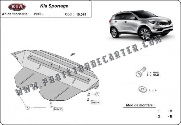 Protetor de Carter de aço Kia Sportage