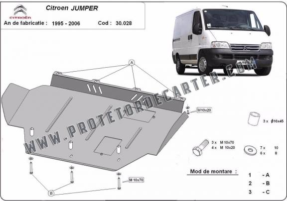 Protetor de Carter de aço Citroen Jumper