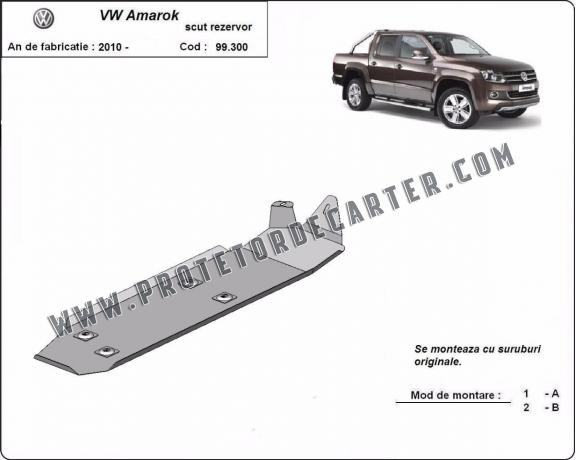 Protetor de aço para o tanque de combustível Volkswagen Amarok