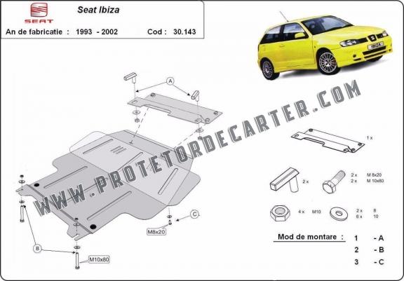 Protetor de Carter de aço Seat Ibiza