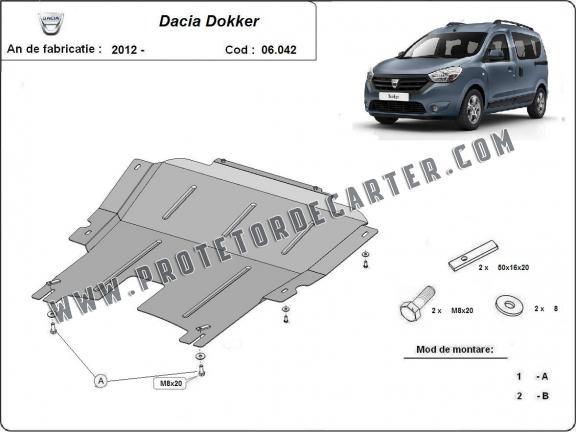 Protetor de Carter de aço Dacia Dokker