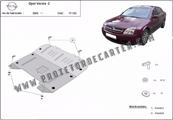 Protetor de Carter de aço Opel Vectra C