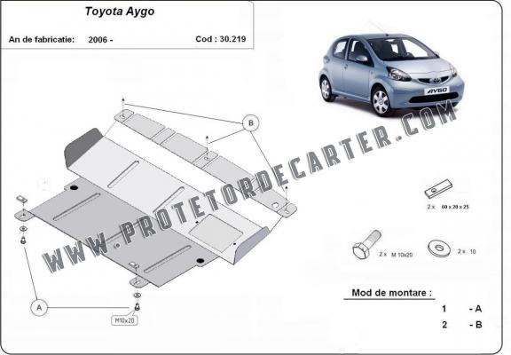Protetor de Carter de aço Toyota Aygo AB10
