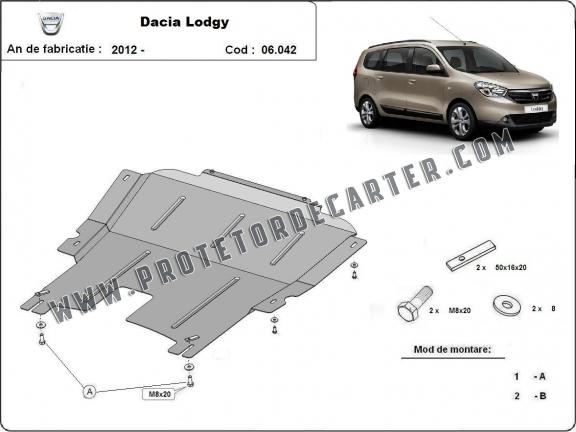 Protetor de Carter de aço Dacia Lodgy