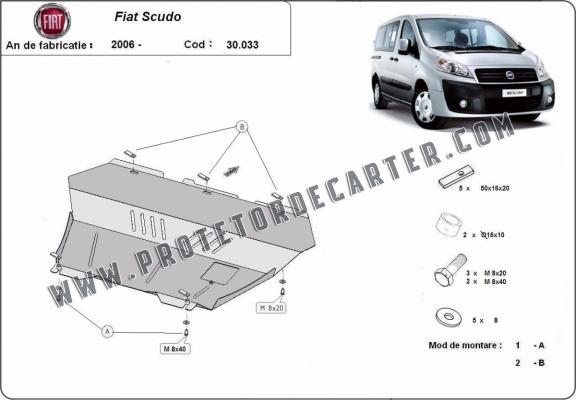 Protetor de Carter de aço Fiat Scudo