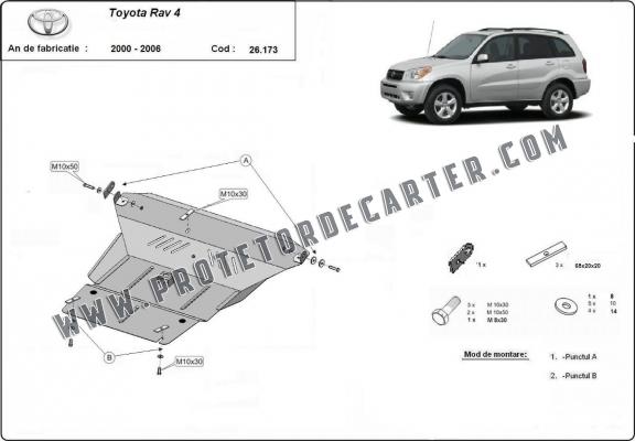 Protetor de Carter de aço Toyota Rav4