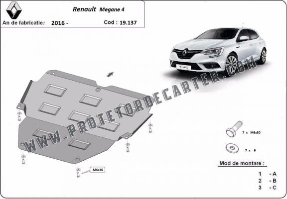 Protetor de Carter de aço Renault Megane 4