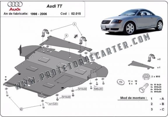 Protetor de Carter de aço Audi TT