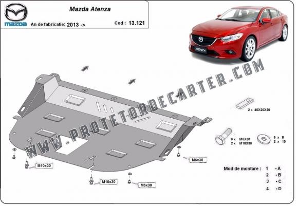 Protetor de Carter de aço Mazda Atenza