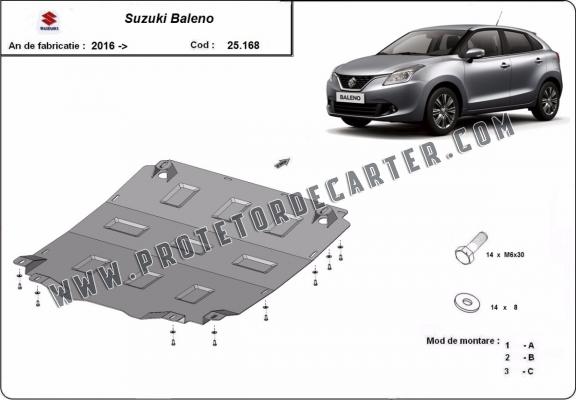 Protetor de Carter de aço Suzuki Baleno