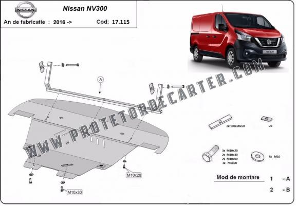 Protetor de Carter de aço Nissan NV300