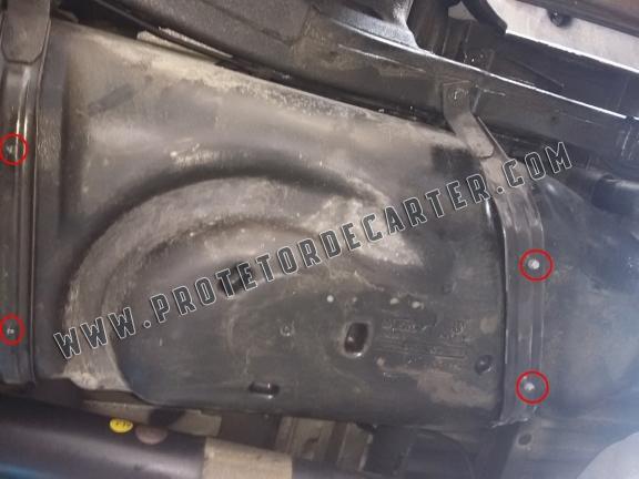 Protetor de aço para o tanque de combustível Volkswagen Amarok