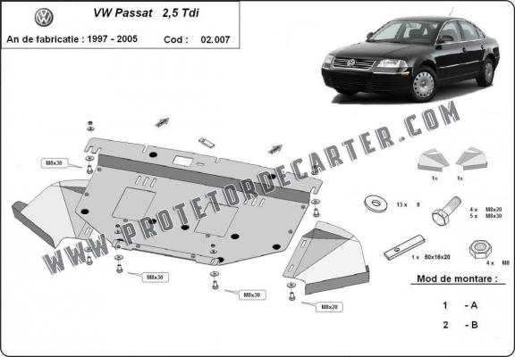 Protetor de Carter de aço VW Passat B5, B5.5