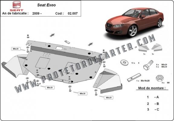 Protetor de Carter de aço Seat Exeo