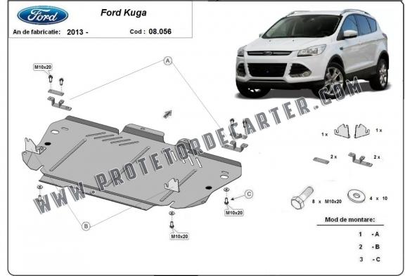 Protetor de Carter de aço Ford Kuga