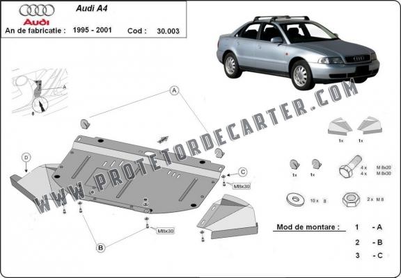 Protetor de Carter de aço Audi A4 B5