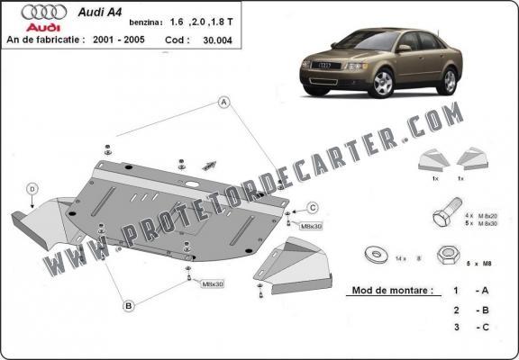 Protetor de Carter de aço Audi A4 B6