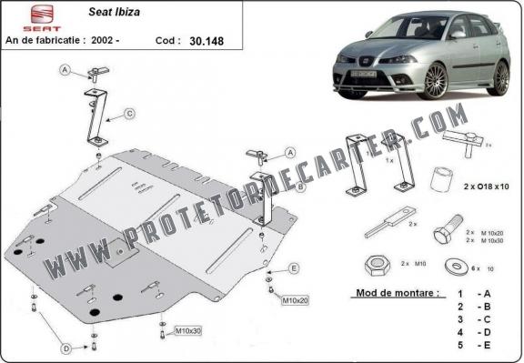 Protetor de Carter de aço Seat Ibiza Diesel