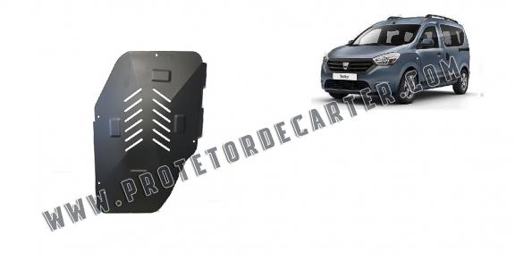 Protetor de aço para o tanque de combustível Dacia Dokker