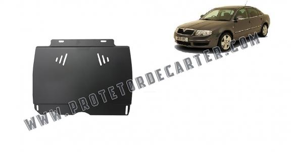  Protetor de caixa de velocidades manual de aço  Skoda Superb