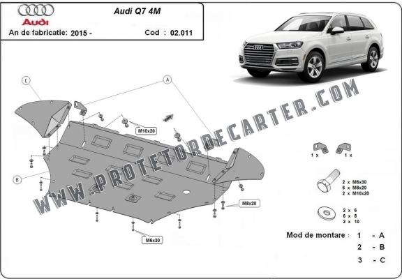 Protetor de Carter de aço Audi Q7 