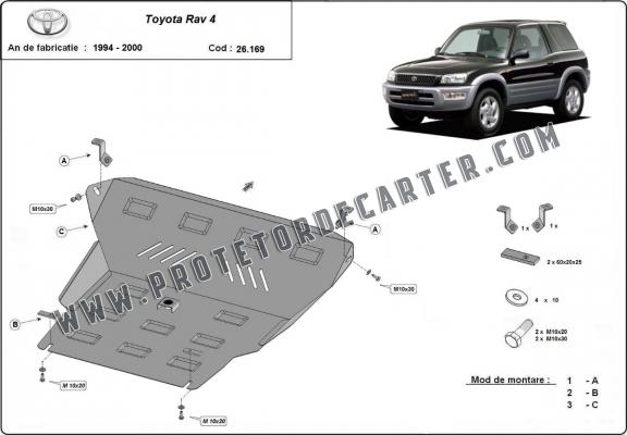 Protetor de Carter de aço Toyota RAV 4