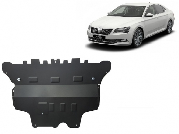 Protetor de Carter de aço Skoda Superb - automatic gearbox