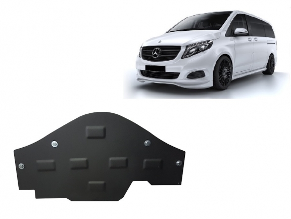 Protetor de Carter de aço the protection of the Stop&Go system Mercedes Viano W447, 4x2, 1.6 D