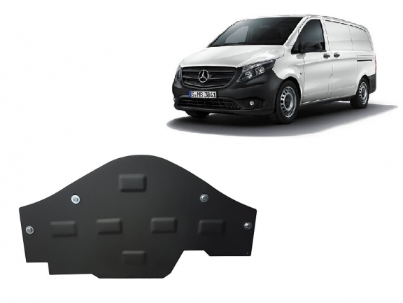 Protetor de Carter de aço the protection of the Stop&Go system Mercedes Vito W447, 4x2, 1.6 D