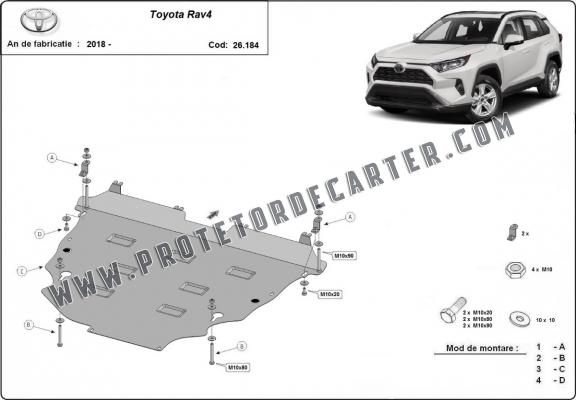 Protetor de Carter de aço Toyota Rav4