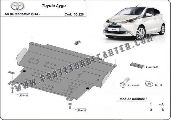 Protetor de Carter de aço Toyota Aygo AB40