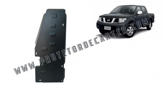 Protetor de aço para o tanque de combustível Nissan Navara D40