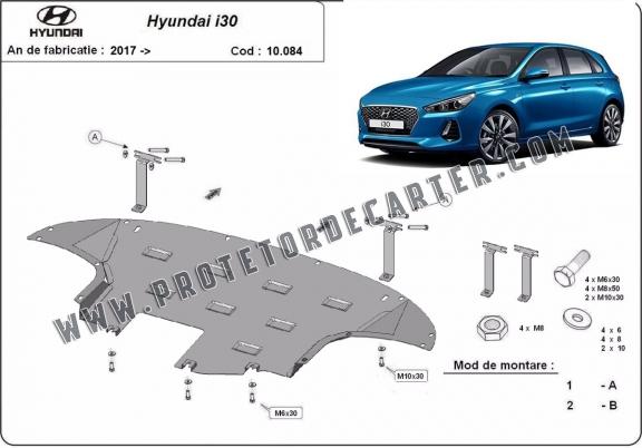 Protetor de Carter de aço Hyundai I30