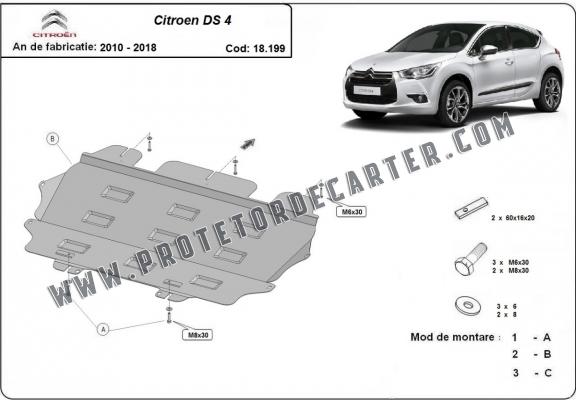 Protetor de Carter de aço Citroen DS4