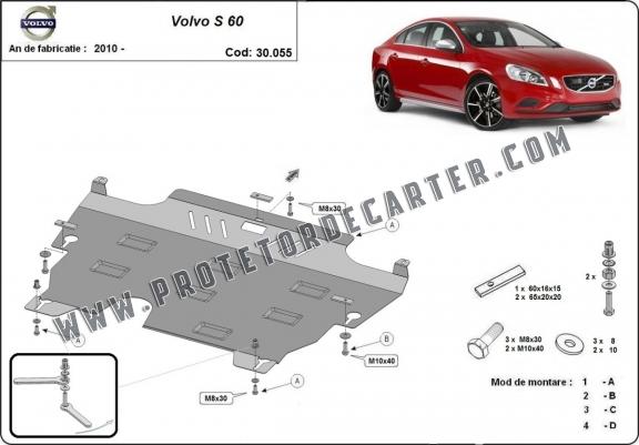 Protetor de Carter de aço Volvo S60