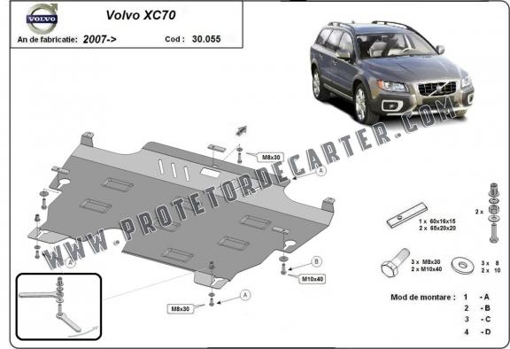 Protetor de Carter de aço Volvo XC70
