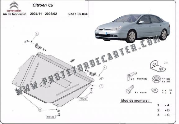 Protetor de Carter de aço Citroen C5