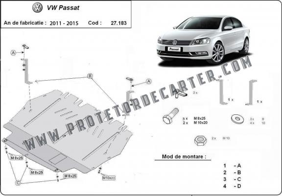 Protetor de Carter de aço VW Passat B7