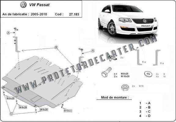 Protetor de Carter de aço VW Passat B6