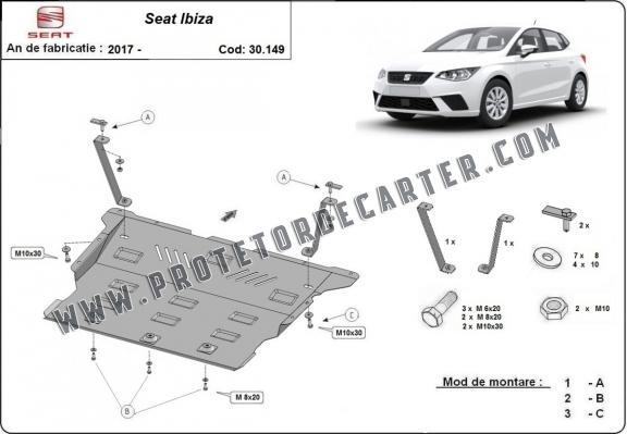 Protetor de Carter de aço Seat Ibiza