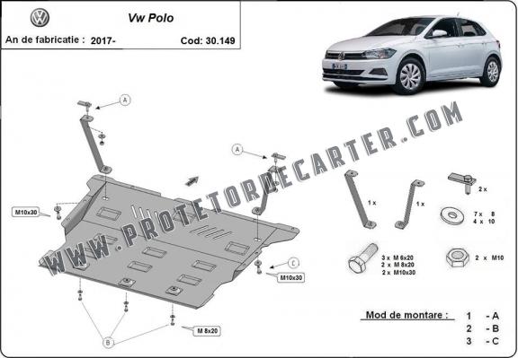 Protetor de Carter de aço VW Polo