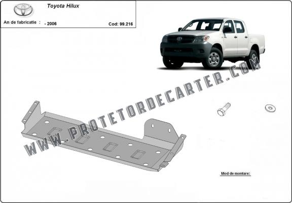 Protetor de aço para o tanque de combustível Toyota Hilux  