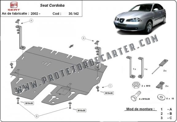 Protetor de Carter de aço Seat Cordoba