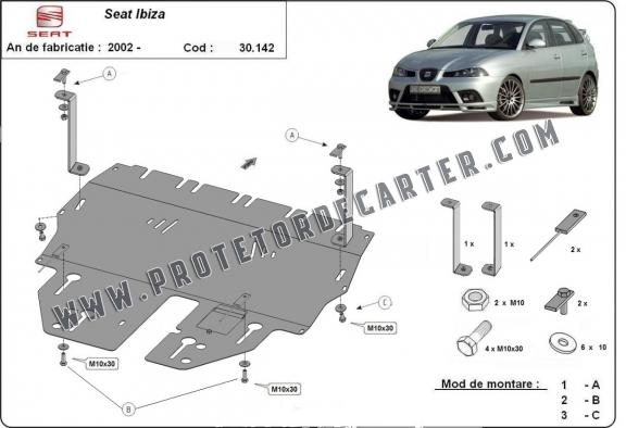 Protetor de Carter de aço Seat Ibiza Petrol