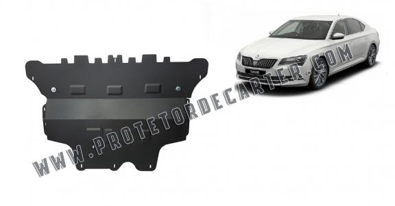 Protetor de Carter de aço Skoda Superb - automatic gearbox