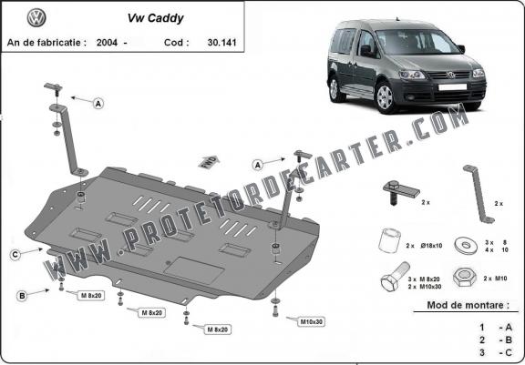 Protetor de Carter de aço VW Caddy