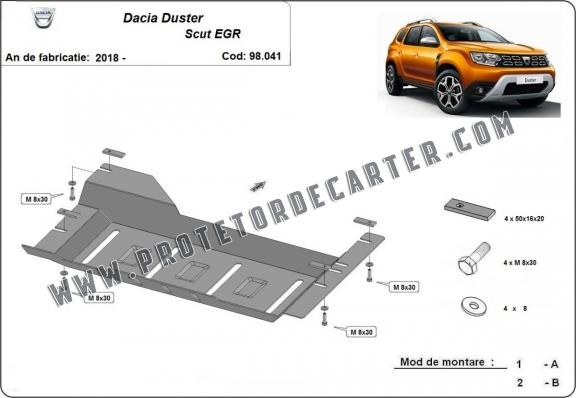  Protetor de aço para o sistema Stop & Go Dacia Duster