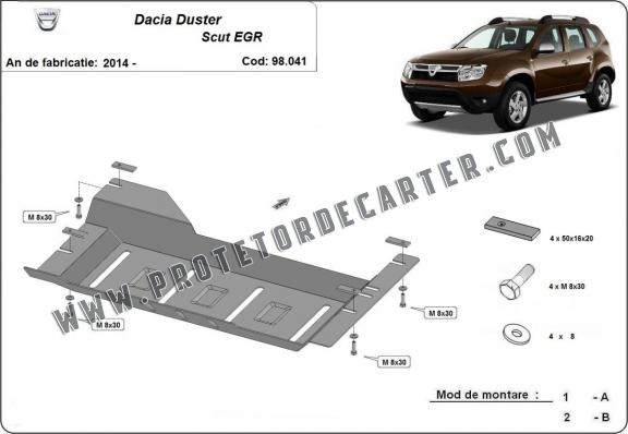  Protetor de aço para o sistema Stop & Go Dacia Duster