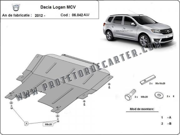 Protetor de Carter de alumínio DACIA LOGAN MCV